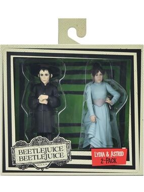 NECA Bettlejuice Bettlejuice 6’ Action figure Tony Terrors Lydia & Astrid 2 pk